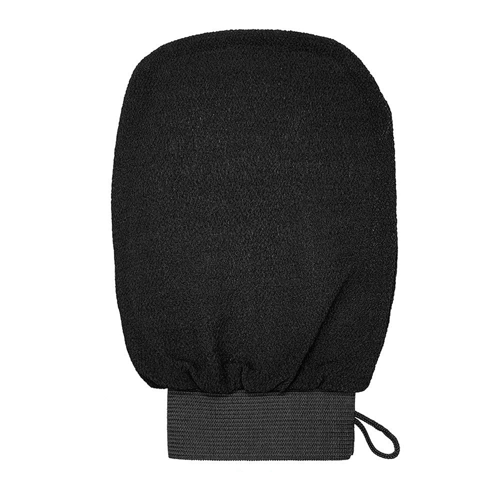 Luxurious exfoliating bath gloves in various vibrant colors, made from soft viscose fiber for a spa-like cleansing experience