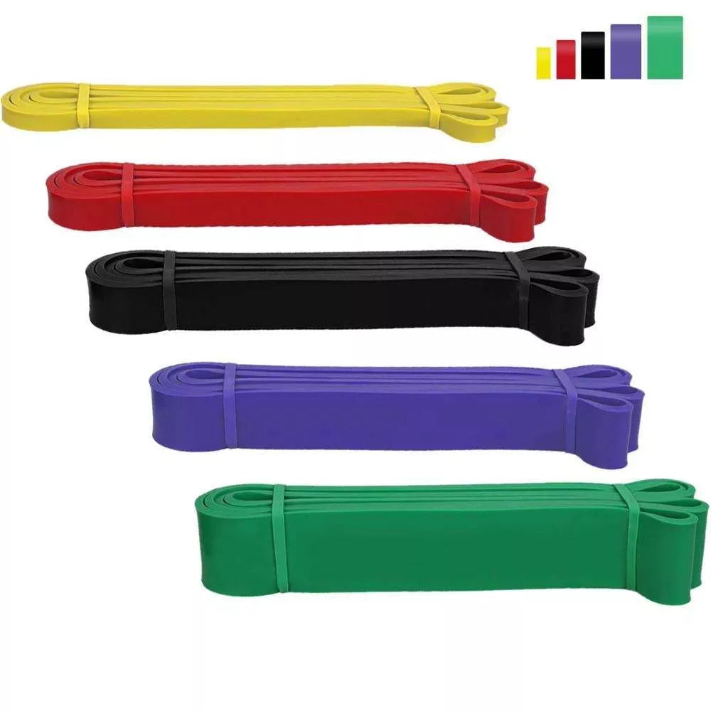 Adjustable Yoga Pull Rope for stretching and pull-up assistance in various colors and resistance levels