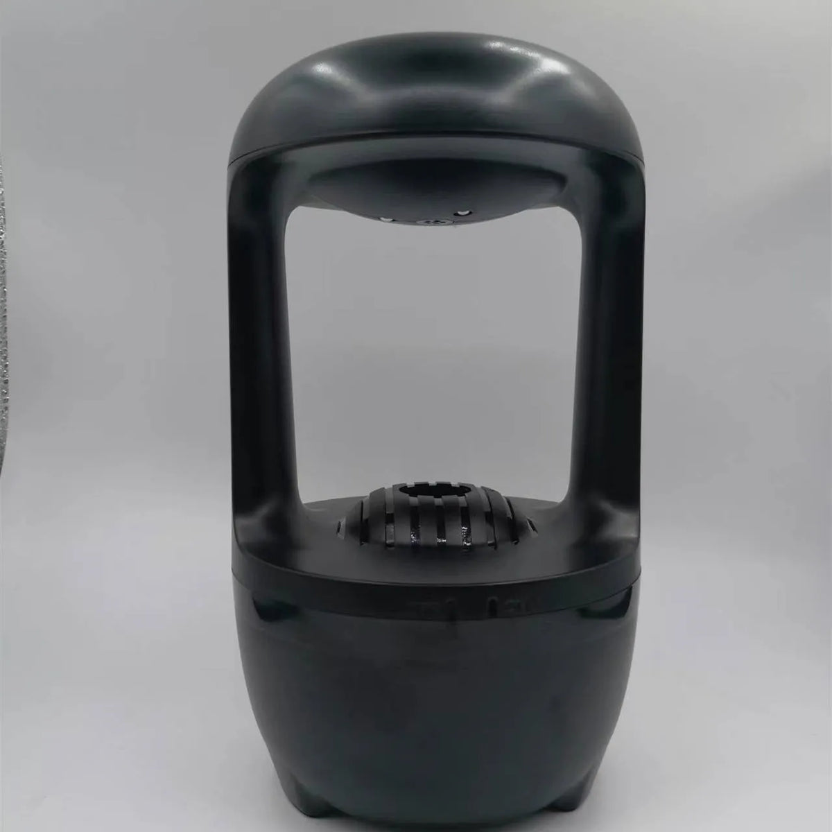 Anti gravity water drop humidifier in white or black, 120x120x229mm, USB powered, with atmosphere lamp.