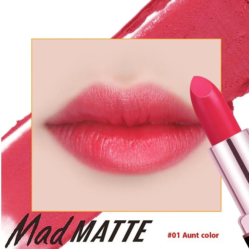 Fey Beauty Cameo Brown nude moisturising lipstick bullet and case.