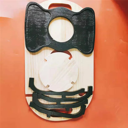 White multifunctional wine glass rack and table splicing for outdoor use