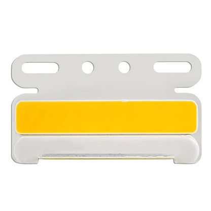 COB LED truck side light in aluminium alloy housing, showing red, yellow, green, blue, or white options for 12V and 24V vehicles