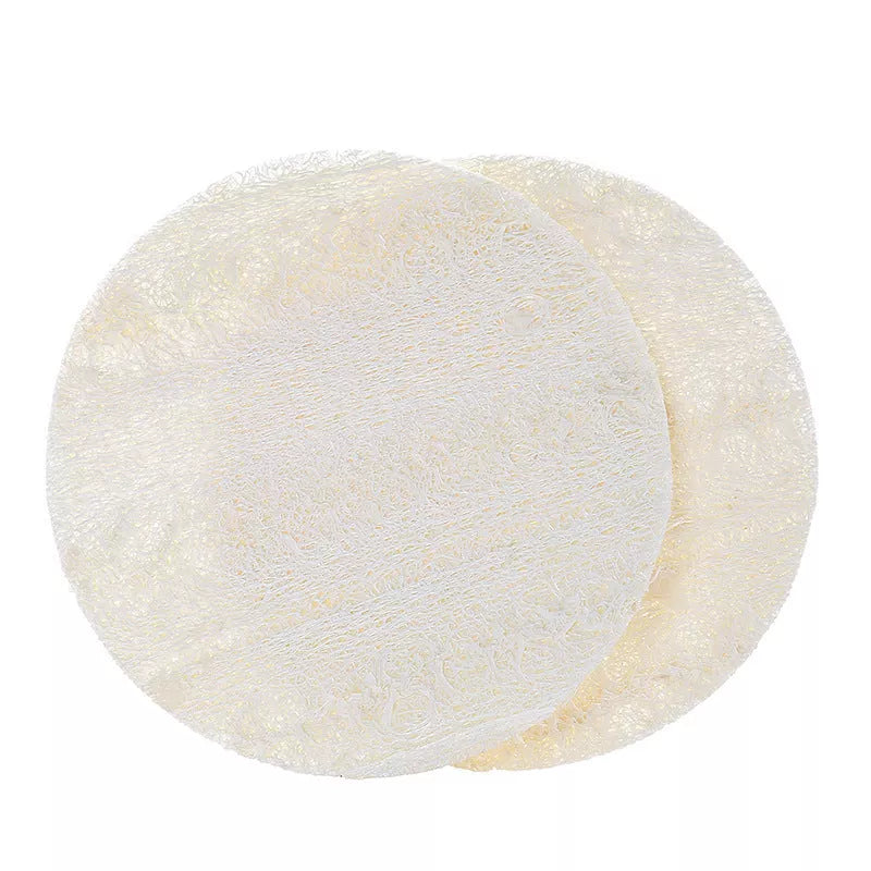 Natural loofah make-up removing tissues for gentle face cleansing