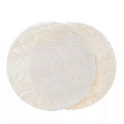 Natural loofah make-up removing tissues for gentle face cleansing