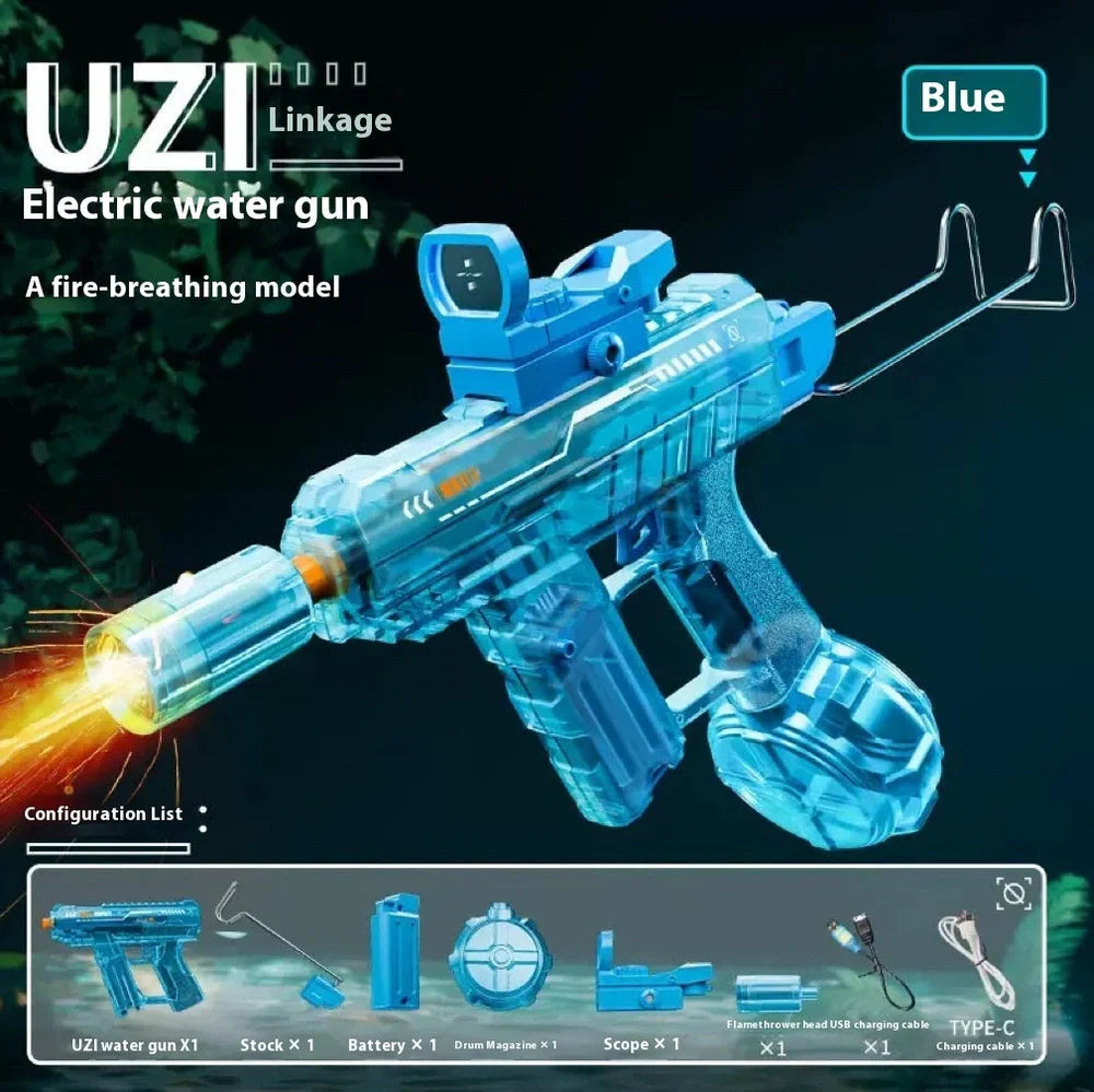 Ice Mouse electric water gun toy with 500ml water tank and high-speed firing system