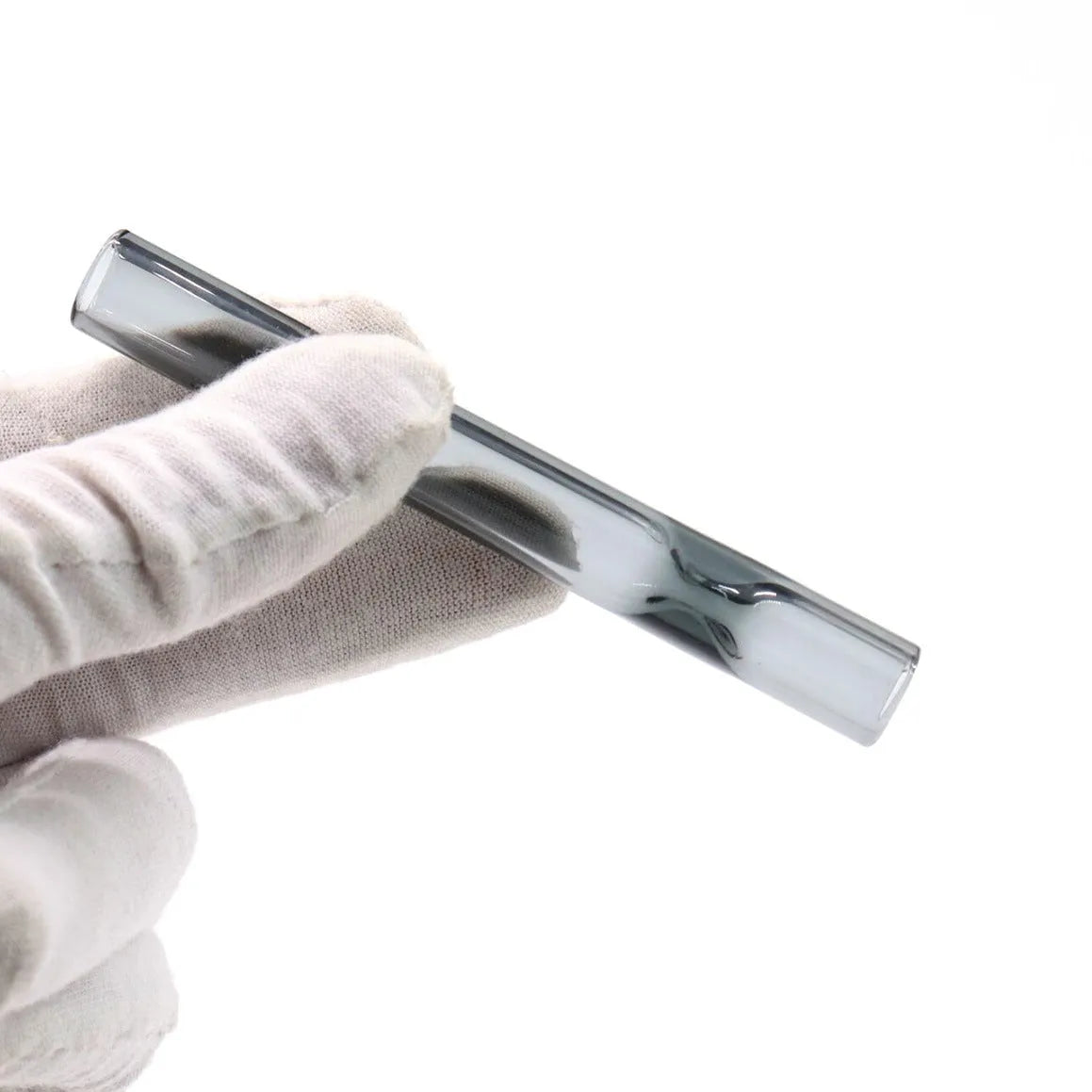 Clear glass telescopic suction nozzle pipe for aromatherapy diffusers in transparent pink colour
