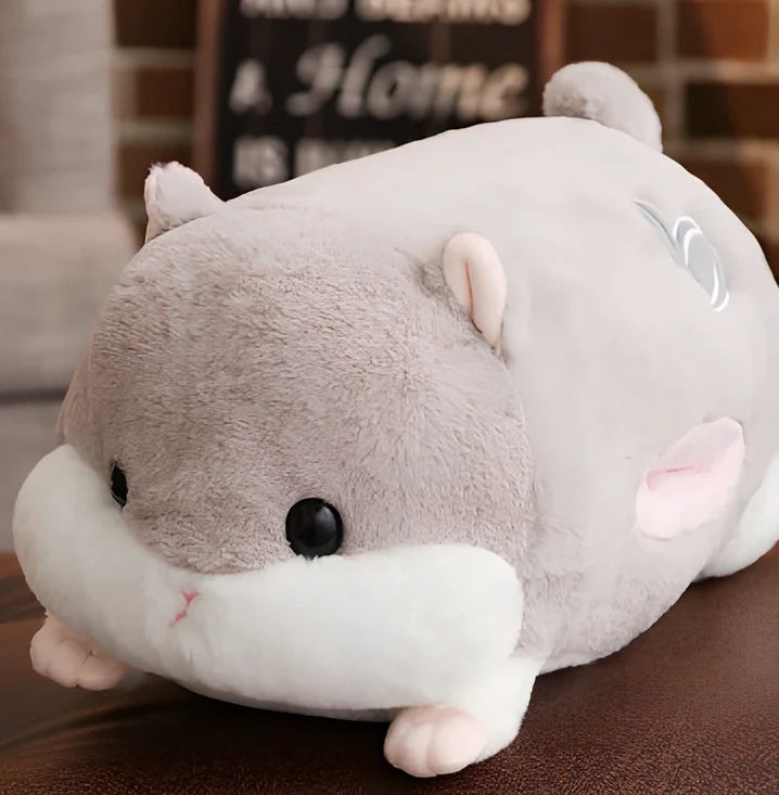 Cotton hamster pillow in selected colour with PP cotton filling showing size options