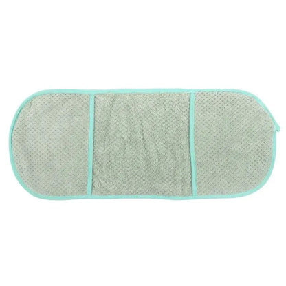 Pet super absorbent towel, 60 x 25 cm, pocket style scrub gloves for cats and dogs, in Beige Blue Green Pink White