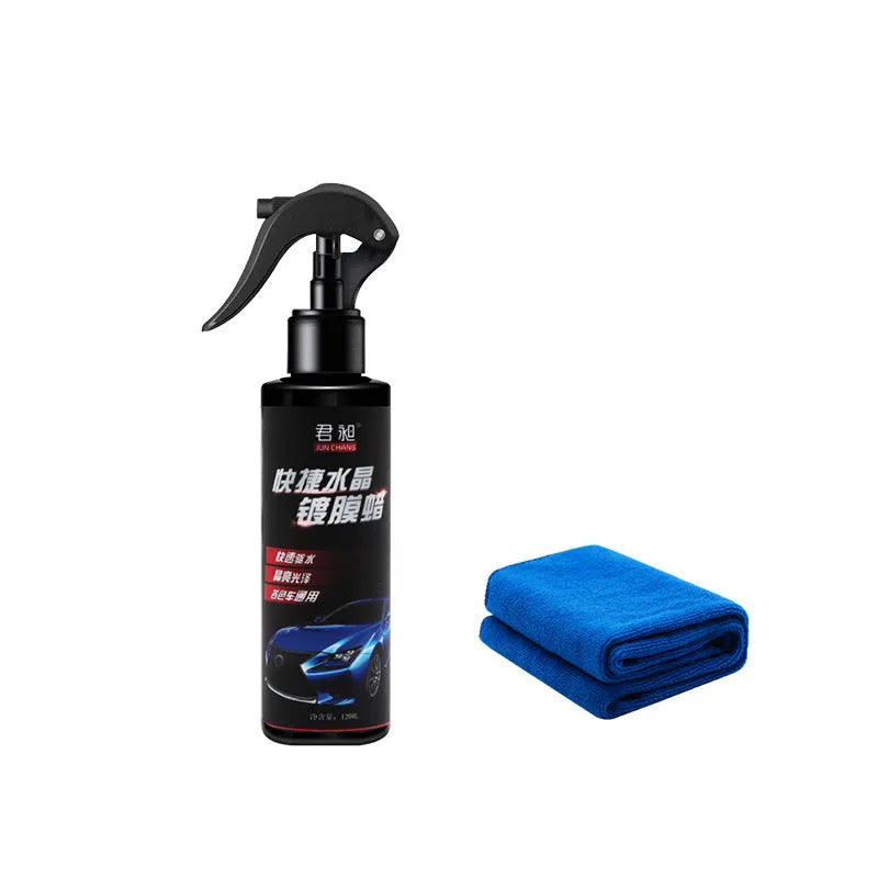 Automotive coating agent with 550ml volume containing nano silicon formulation for car paint protection, providing high-temperature resistance, scratch resistance and long-lasting shine enhancement through crystal wax application