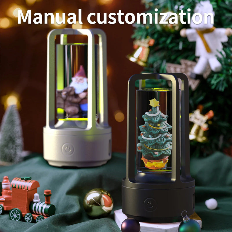 Versatile 2-in-1 Crystal Light Speaker - Bluetooth-Enabled DIY Gift