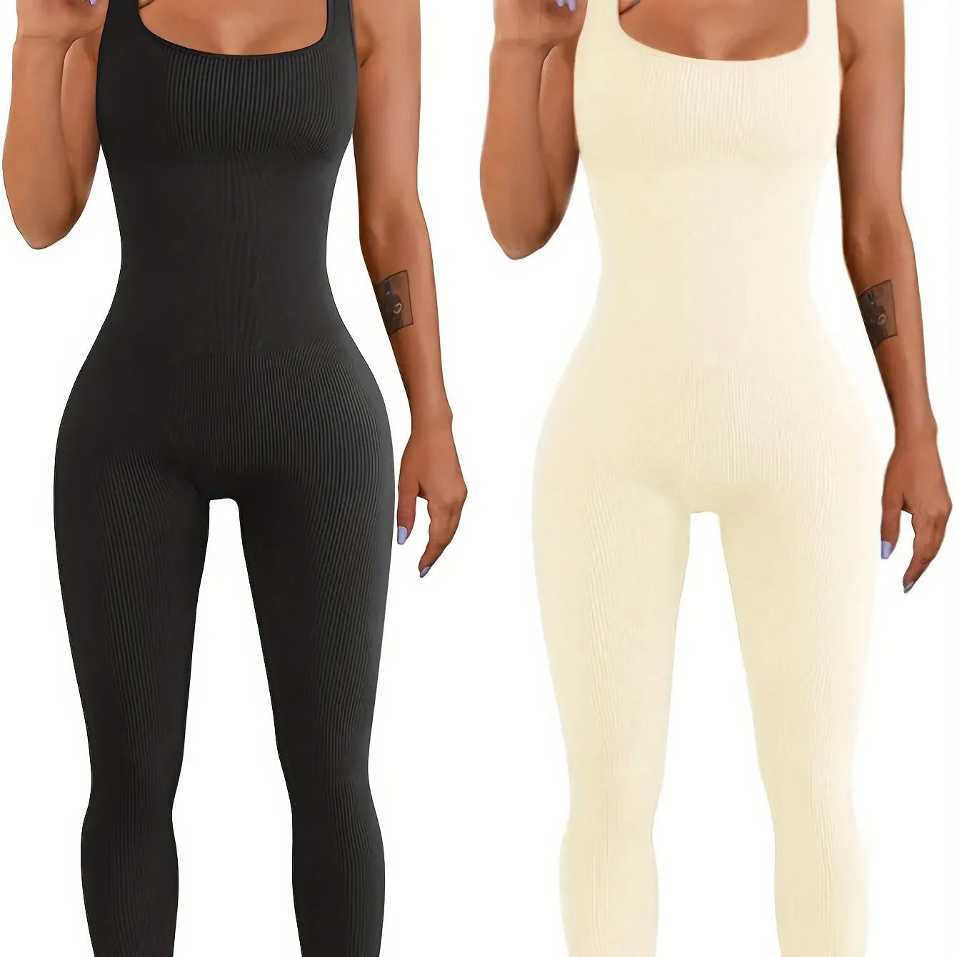 Women's suspender tank top tights in beige with adjustable buttons, 71-73cm length, and long sleeves for leisure wear