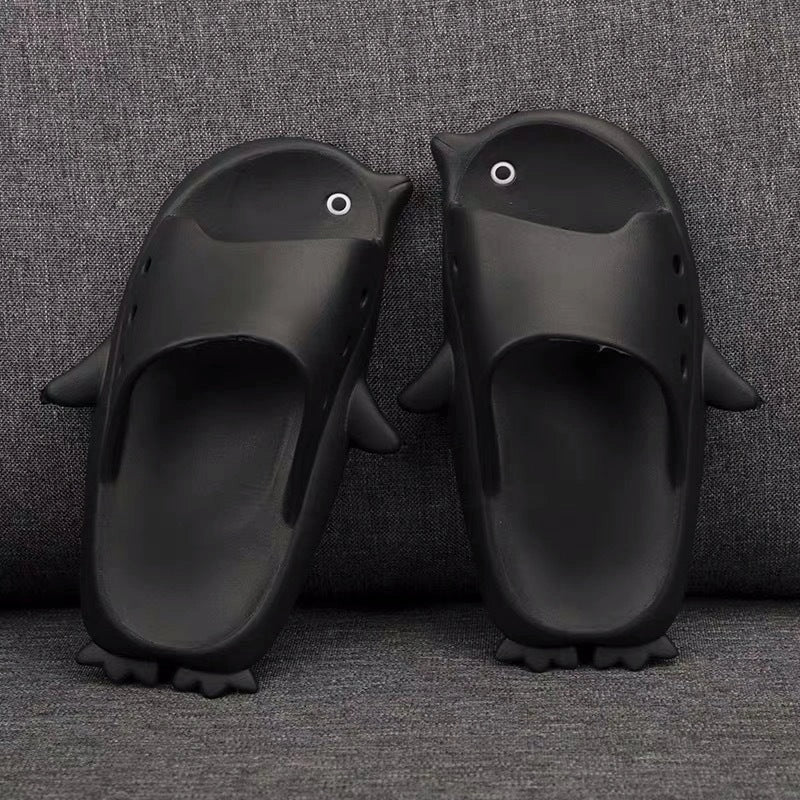 Children's soft penguin princess sandals with non-slip sole in multiple colors