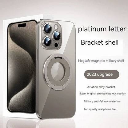 Magnetic silicone phone case for iPhone 13-15 series in transparent and coloured options