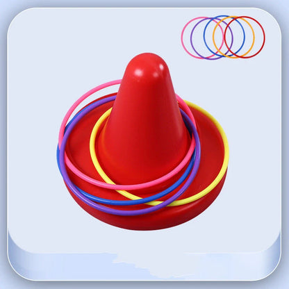 Children's balance training toy with bright colors and tactile dots for sensory development