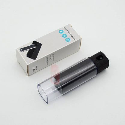 2-in-1 screen cleaner kit with microfiber cloth for dust and fingerprint removal on electronic devices