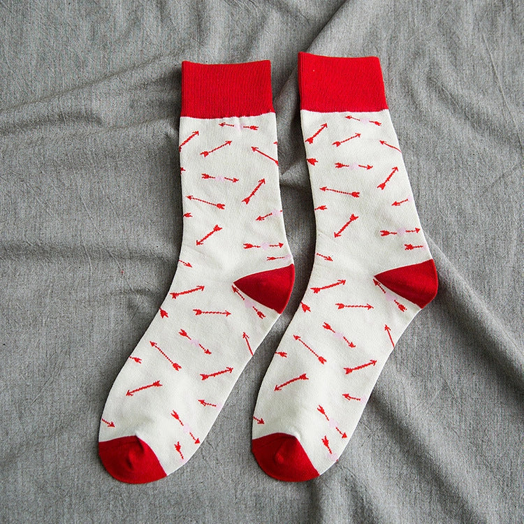 Women's cotton Jacquard cartoon animal tube socks in various fun designs