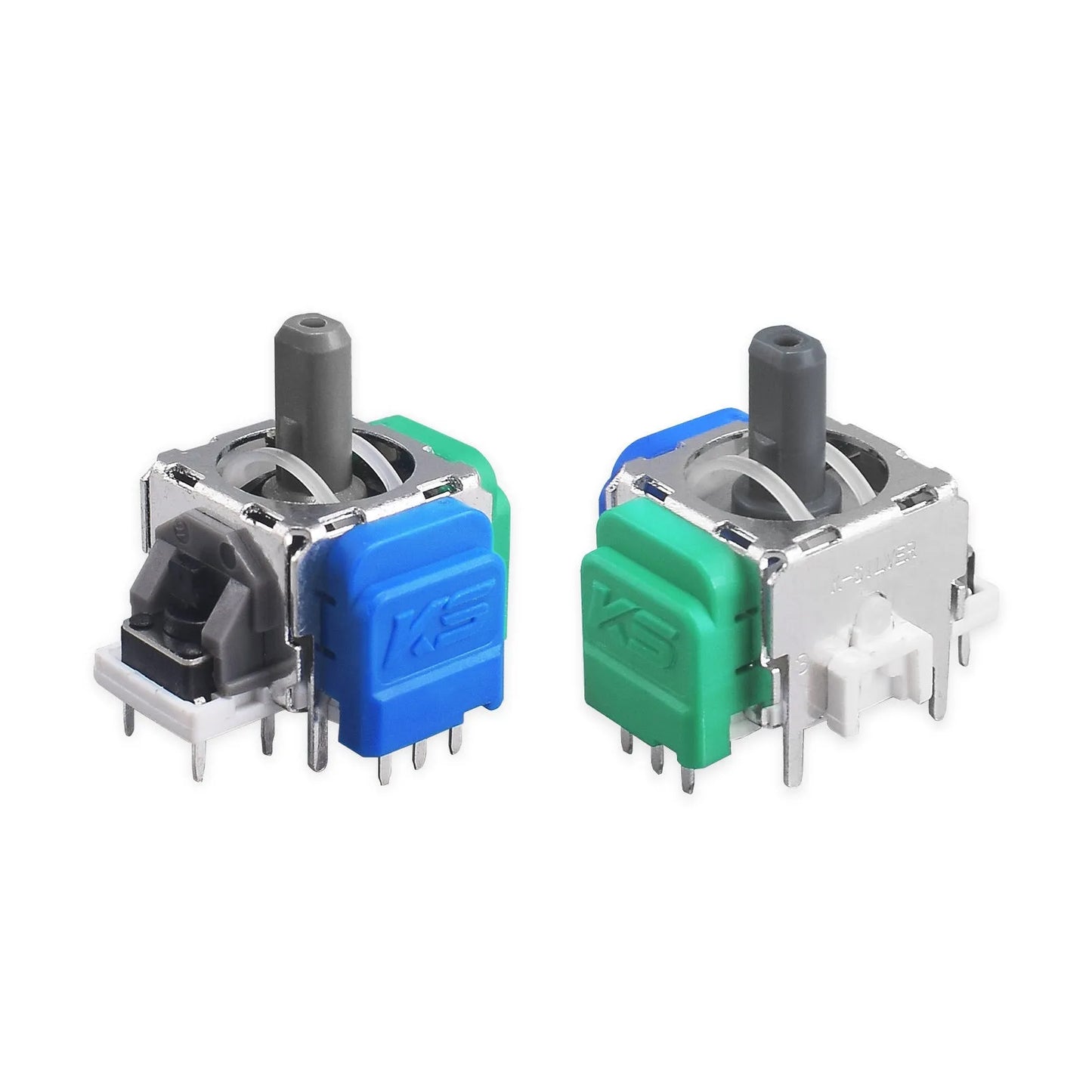 Single hall effect magnetic analogue stick replacement part for PS5, PS4, Switch and Xbox controllers.