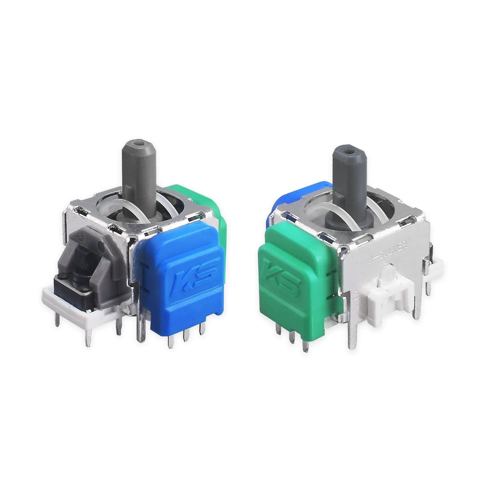 Single hall effect magnetic analogue stick replacement part for PS5, PS4, Switch and Xbox controllers.