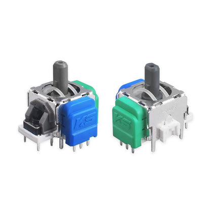 Single hall effect magnetic analogue stick replacement part for PS5, PS4, Switch and Xbox controllers.