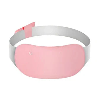Pink Warm Heart Heating Belt with temperature control buttons and LED indicators on Lycra fabric surface