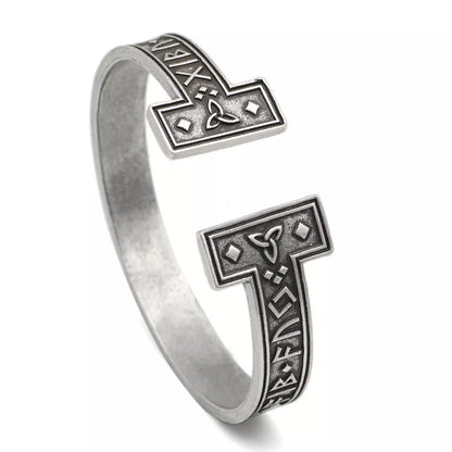 Viking Bracelet Ornament in titanium steel with adjustable live port