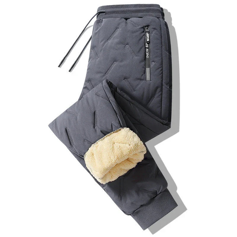 Men's premium insulated winter pants in various colors and styles