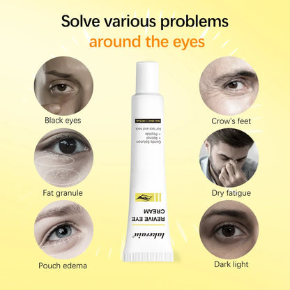 40ml tube of retinol eye cream for dark circles and fine lines on universal skin