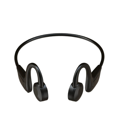 YYK-Q33 bone conduction Bluetooth headset, Q33 Black, ear-mounted ABS design with charging cable and manual