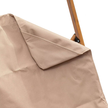 Folding Wooden Grain Aluminum Pipe Camping Chair in wood grain black and khaki