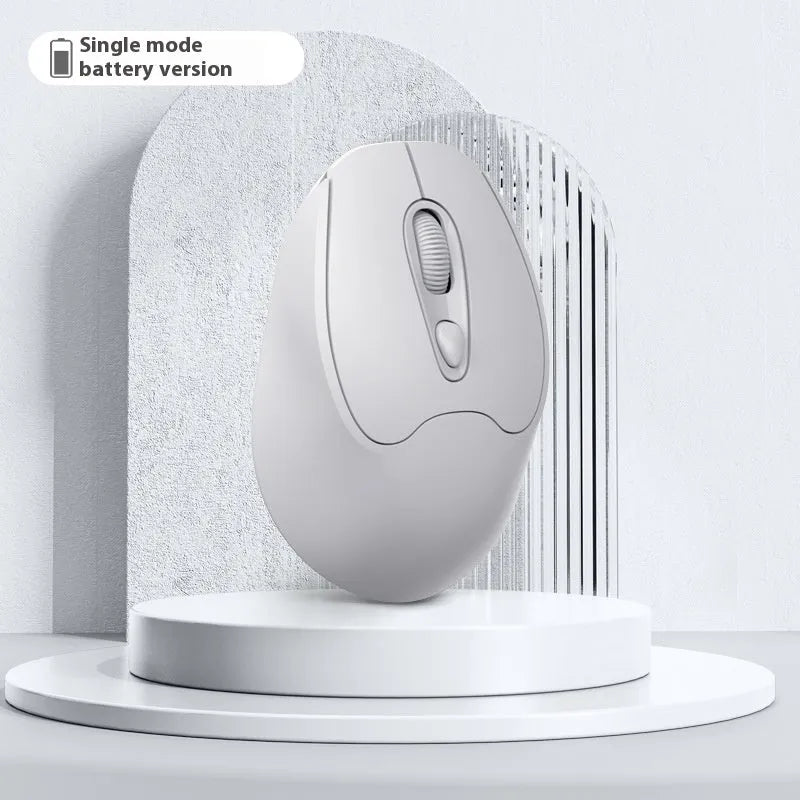 Dual-mode Bluetooth wireless mouse in multiple colours with quiet click operation