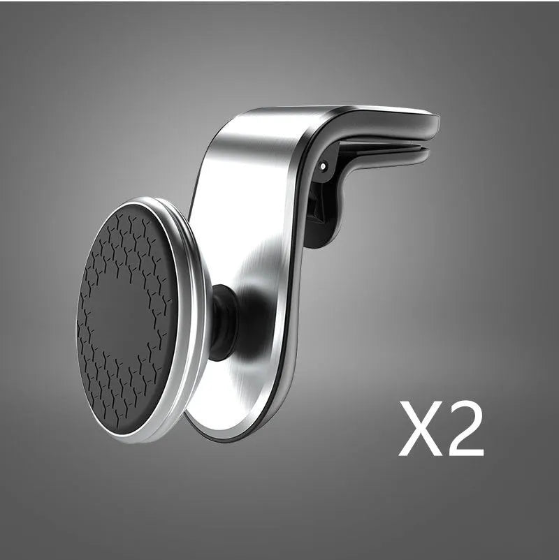 Adjustable rotation car bracket for power outlet phone mounting in black, gold, and silver colour options