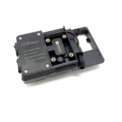 Black ABS plastic motorcycle phone navigation bracket for BMW R1200GS and R1250GS