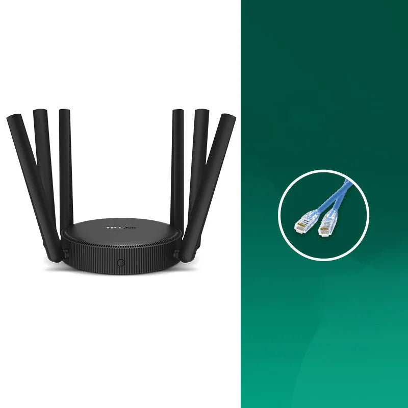 TL-WDR7661 Gigabit Edition wireless router with AC1900 technology and built-in firewall, dimensions 254mm x 160mm x 38mm