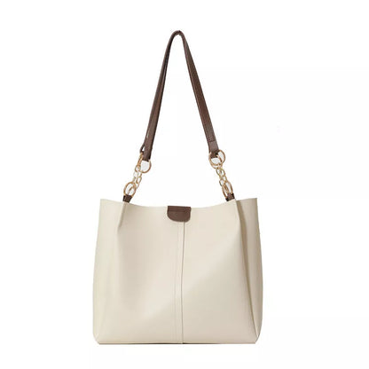 Two-piece set of large capacity totes in various colors for work and commute