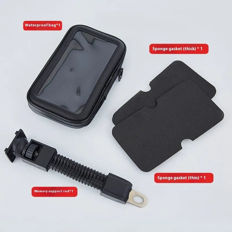 Universal plastic waterproof phone bag for motorcycle or bicycle, medium large XL sizes