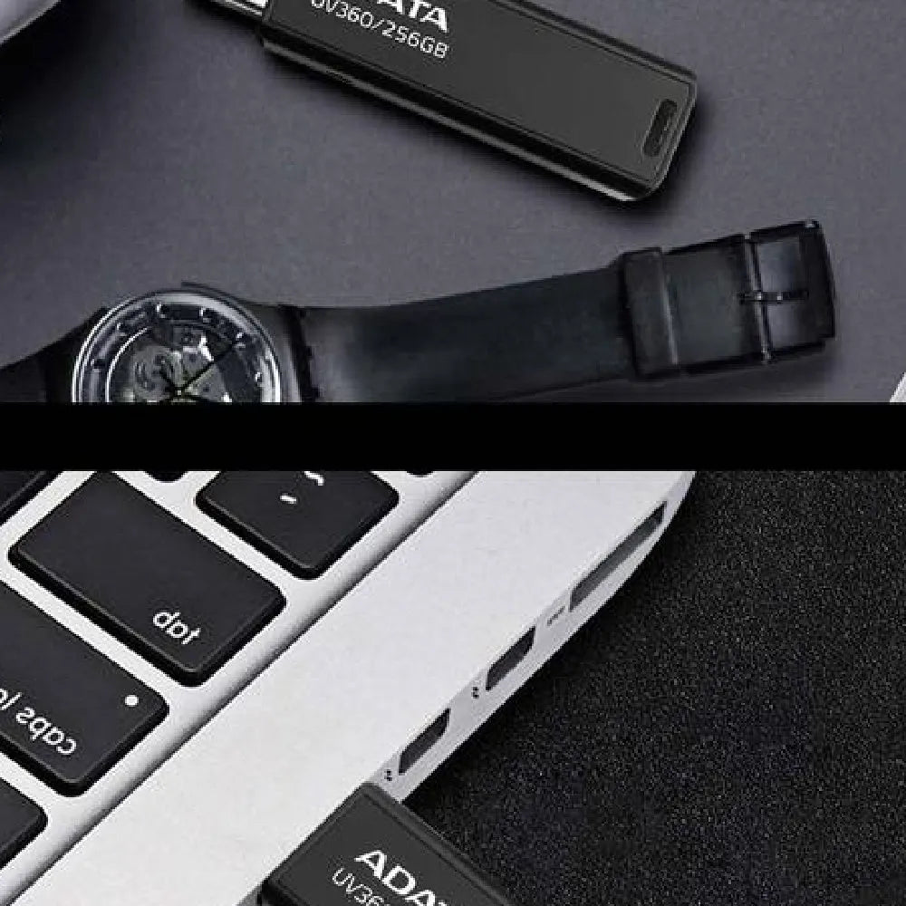 Black car-mounted USB flash drive with waterproof design showing compact dimensions
