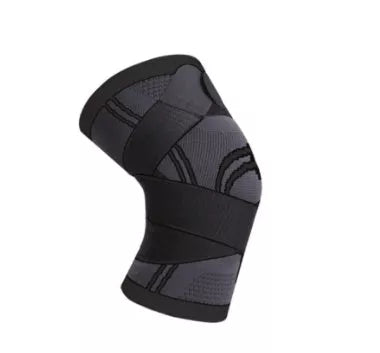 Breathable mountaineering kneecap for outdoor sports protection in green, orange, and black