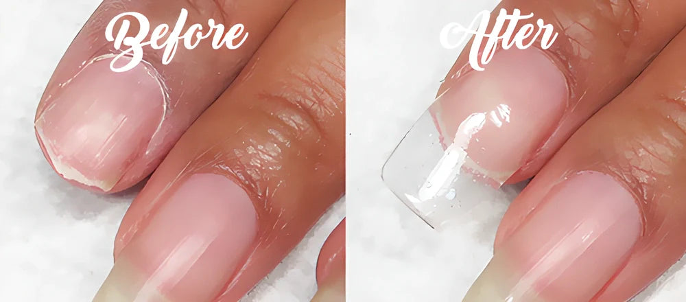 FiberBeauty Nail Extension Silk Fiberglass - 10 pieces of customizable, durable, and natural-looking nail extensions