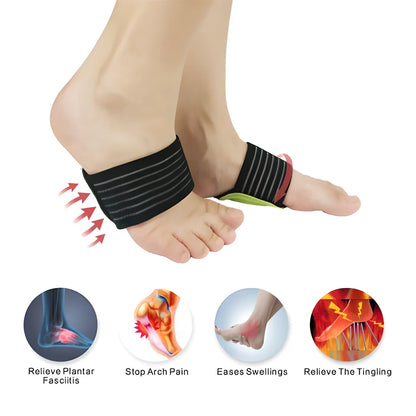 Comfortable Foot Arch Shock Absorbers with Cushioning and Shock Absorption for All-Day Pain Relief