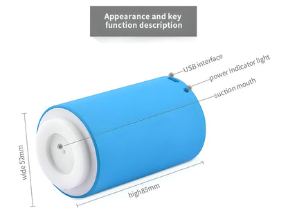 FreshSeal Vacuum Sealer with Reusable Bags - Compact, Cordless Design for Preserving Food Freshness