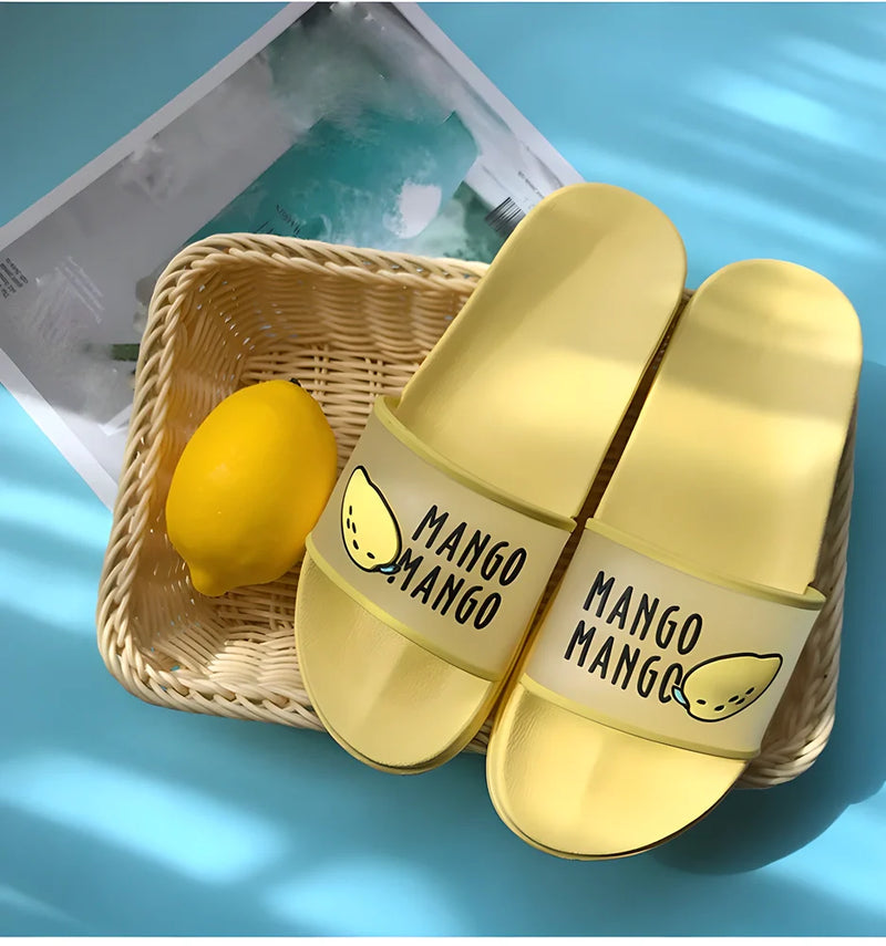 Hhomeenjoy US Stylish Tropical Fruit Slippers for Summer Fun