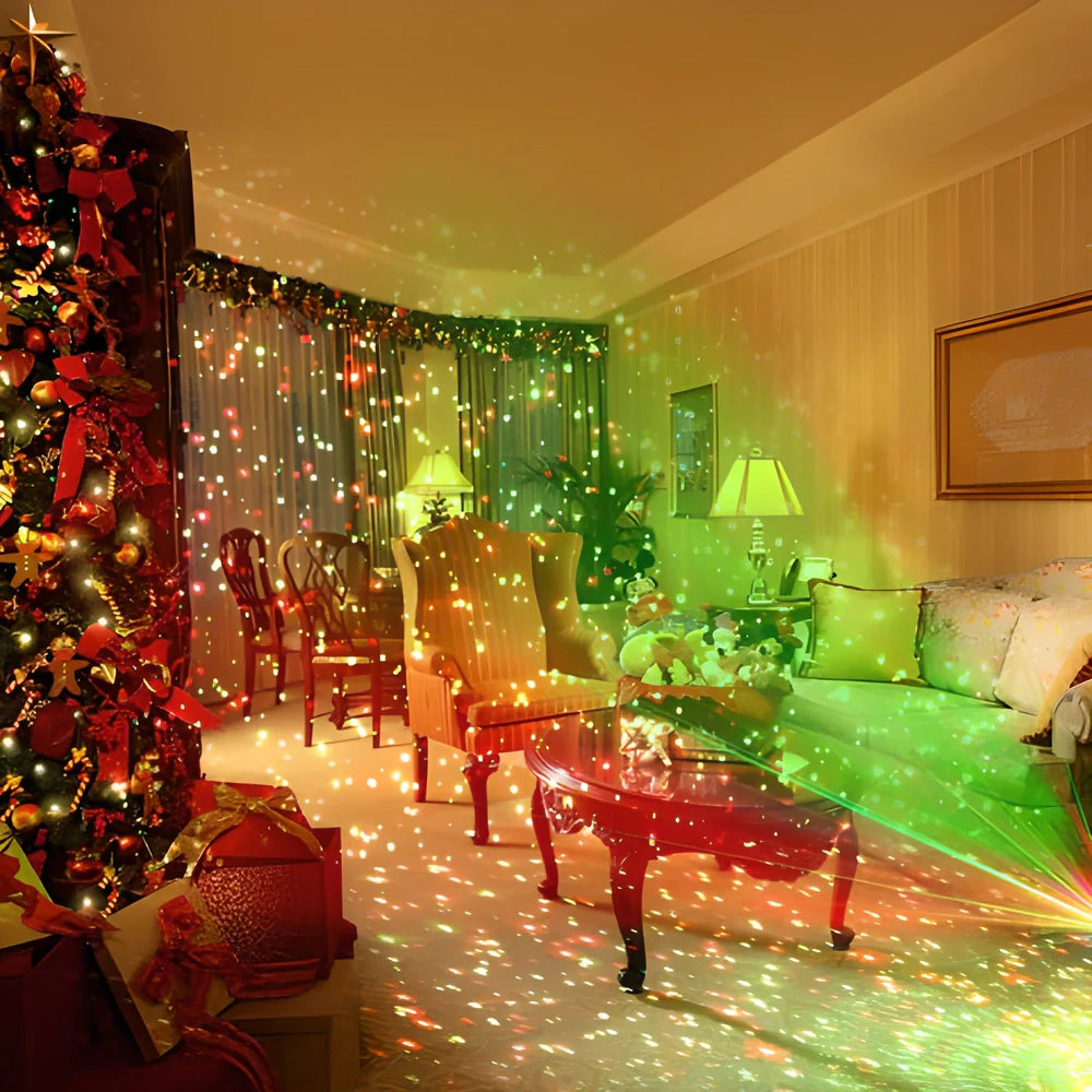 Garden Sky Star Laser Projector - Mesmerizing cascading stars that transform your backyard into a winter wonderland