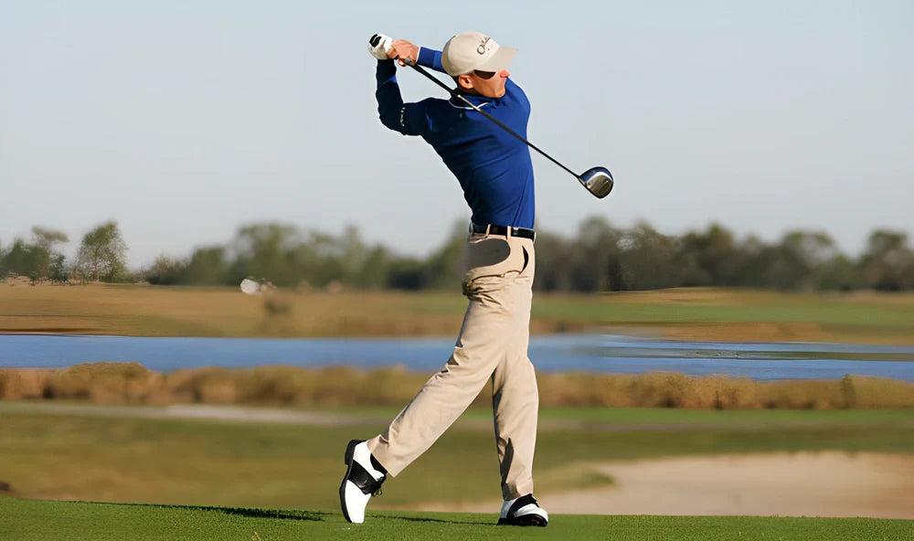 Swingyde golf training aid for improving swing mechanics, distance, and accuracy