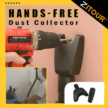 Zezzo Hands-Free Smart Drill Dust Collector effectively traps drilling debris and dust for a cleaner workspace