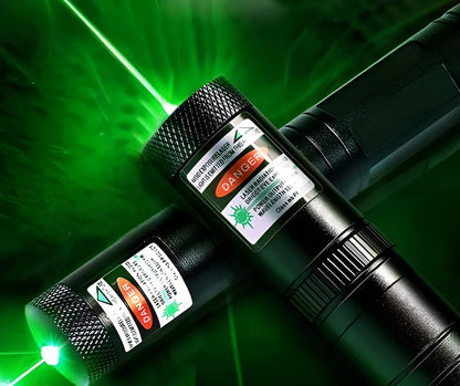 High-powered tactical laser pointer with dual modes and durable aluminum alloy construction for versatile use in outdoor, survival, and professional applications.