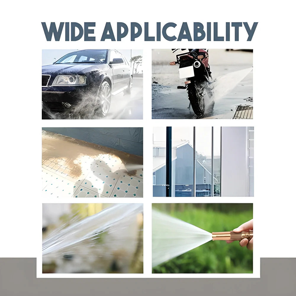 Mighty Adjustable High-Pressure Hose Nozzle - Powerful cleaning tool for cars, driveways, and more