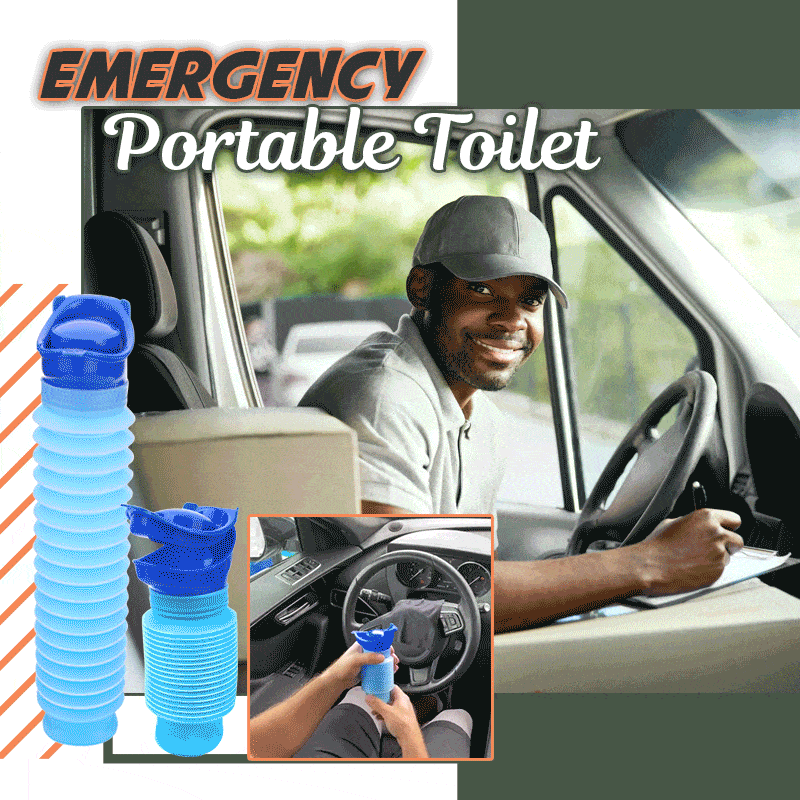 Portable Emergency Unisex Toilet for Outdoor Activities - Compact, Durable, and Discreet Design