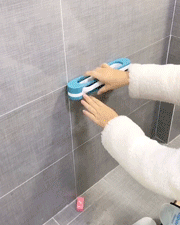 Fold-Away Slipper Organizer made of sturdy ABS plastic with a foldable design and adhesive backing for damage-free installation