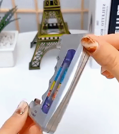 Fold-Away Slipper Organizer made of sturdy ABS plastic with a foldable design and adhesive backing for damage-free installation