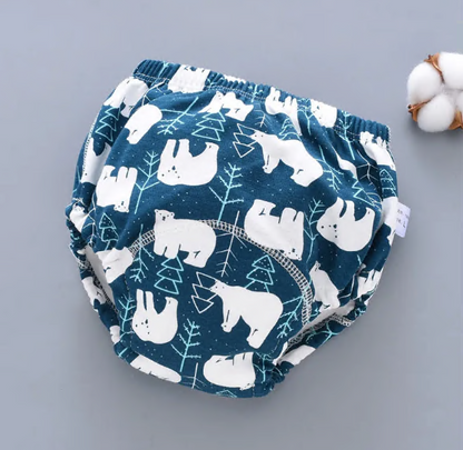 Hhomeenjoy Baby Diaper Pants Cotton Washable Summer Breathable Thin Waterproof